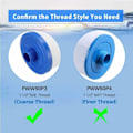 Miniatyrbilde 4 av 5: REMAKE Sett med 2 patroner for Jacuzzi-filtre, for spabad, Unicel 6CH-940