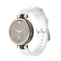Miniatyrbillede 2 af 6: Garmin Lily armbånd ægte læder Hvid
