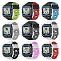 Miniatyrbillede 4 af 5: Garmin Forerunner 920XT to-farvet silikone urrem - Sort / Blå flerfarvet