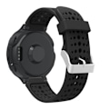 Miniatyrbillede 3 af 5: Garmin Forerunner 220 / 230 / 235 / 620 / 630 Rund Hul Silikon Urrem - Sort Sort