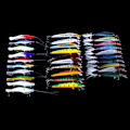 Miniatyrbilde 4 av 4: 30-pak fiskeblink, Minnow blandet, Crankbait flerfarget