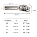 Miniatyrbild 2 av 5: Topp Tip Guide Modifiering med Tub - DIY Fiske Spö Bygg & Reparation Silver