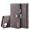 Miniatyrbillede 1 af 5: iPhone 11 - DG.MING - Wallet-etui/Magnetisk Cover - Grå Grå Grå