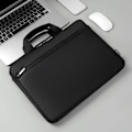 Miniatyrbild 3 av 5: Klassisk Laptopväska Slank Briefcase Axelväska Vattentät Skumvadderad Antikollisionsskydd 15,6 Tum