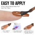 Miniatyrbilde 4 av 5: Nude Series Profesjonell UV-neglelakk, 6 farger rosa shellac gel neglelakk 8ML