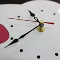 Miniatyrbillede 4 af 5: REMAKE DIY Akryl Vægur Moderne Sød Kat Halen Viftende Hjem Dekoration Bevægelse Lydløs (Sort)
