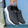 Miniatyrbillede 2 af 3: Vulkaniserede sko Herre Sneakers Åndbare Herre Casual Skridsikre Loafers til mænd 2G2036 Blå