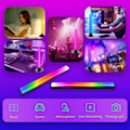Miniatyrbilde 4 av 5: Smart LED-lysstripe, RGB Spillingslampe Synkronisering med Musikk og APP-kontroll LED-lysstripe TV-bakgrunnsbelysning Stemningslampe for Spill