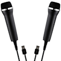 Miniatyrbillede 2 af 5: 2x USB-mikrofoner Sort