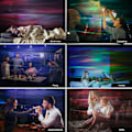 Miniatyrbillede 7 af 7: REMAKE Nordlys Galaxy projektionslampe Aurora projektor natlampe