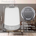 Miniatyrbillede 4 af 5: REMAKE Touch Wake Up Natlampe med solopgang simulering vækkeur