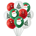 Miniatyrbilde 1 av 5: Juleballonger 100 stk God Jul Festballonger Dekorasjoner Latex