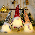 Miniatyrbild 3 av 4: Juldekorationer 2024 LED Tomte Ansiktslös Dock Nattlek För Hem Semester Juldekorationer Present Navidad Nyår Rosa