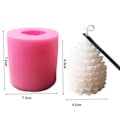 Miniatyrbillede 3 af 4: REMAKE DIY - Lysforme - Kegle - Form - Lysepink