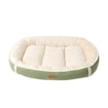 Miniatyrbilde 1 av 5: Suede Flanell Nest Hundebed Dyrebed Matte gressfarge M