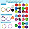 Pikkukuva 3 / 7: REMAKE Loom Bands -setti 2500 käsityökappaletta 40 väriä rannekkeet tee itse