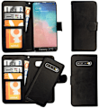 Miniatyrbillede 4 af 5: Glat Læder Etui til Galaxy S10 med Læder Cover