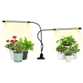 Miniatyrbillede 2 af 5: Fuld Spektrum LED Vækstlys til Indendørs Planter, 2/3 Lystilstande og 5/10 Dæmpbare Niveauer, 3 Automatiske Timingstilstande, 2 Rør, Gul