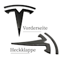 Pikkukuva 3 / 5: t-Embleemin etu- ja takatarra Tesla-malleille (1 pari)
