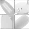 Miniatyrbilde 8 av 8: Oppladbar LED bordlampe med dimmer og bøybar base