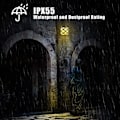 Miniatyrbild 4 av 4: Solcellslampor för utomhusbruk [2-pack] LED-solcellslampa för utomhusbruk, staket, uteplats, ytterdörr, trappa, landskap, vattentät solcellslampa för vägg...
