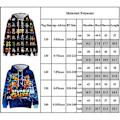 Miniatyrbild 4 av 4: Stumble Guys Barn 3D-tryckt Hoodie Tröja med Fick Långärmad Pojke Flicka Halloween Julgåvor
