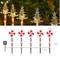 Miniatyrbilde 3 av 5: Utendørs Julelys med Solcelle (Sett med 5), Julelys med Solcelle for Hage og Bakgård