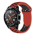Miniatyrbilde 2 av 4: Huawei Watch GT armbånd i silikonstål - Rød / Svart flerfarget