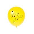 Pikkukuva 3 / 5: Pikachu-teemainen syntymäpäiväbanneri, ilmapallot ja koristeet