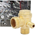 Miniatyrbillede 5 af 5: Port Check Valve til Luftkompressor, Luftkompressorventil, Trevejs Check Valve, Messing Check Valve til Forbindelse af Rørfittings