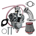 Pikkukuva 4 / 5: Vm22 26mm kaasuttimen ilmanpuhdistin imuputkipaketti Mikuni 110cc 125cc 140cc Pit Dirt Bike Pitpro A