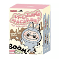 Miniatyrbilde 2 av 5: 1 stk POP MART Labubu The Monsters Spennende Macaron Plysjdukker Figur Leker Blindbokser (Farge Tilfeldig) En generasjon tilfeldig modell