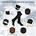 Miniatyrbillede 3 af 5: REMAKE Efterårspromovering Opvarmede Sokker Mænd Kvinder Opvarmede Sokker med 4000mah Genopladeligt Batteri Elektrisk Opvarmede Fodvarmere