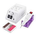 Miniatyrbillede 3 af 4: Elektrisk neglefil - Elektrisk neglefil med tilbehør Sort