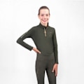 Miniatyrbillede 1 af 3: Coldstream Piger New Generation Ednam Base Layer Top 11-12 År Fern Grøn 11-12 År