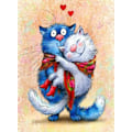 Miniatyrbilde 1 av 3: Fargekatt diamantmaleri (30*40 cm)