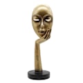 Miniatyrbilde 2 av 4: Abstrakt Harpiks Ansiktsstatue For Kvinner Dristig Abstrakt Kunst Stue Soverom Hjemmekontor Studie Ansiktsdekorasjon For Kvinner