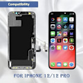 Pikkukuva 3 / 5: REMAKE iPhone 12/12 Pro korvausnäyttö työkaluilla ja liimalla