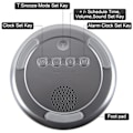 Miniatyrbillede 4 af 4: REMAKE Touch Wake Up Natlampe med solopgang simulering vækkeur