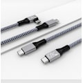 Miniatyrbild 5 av 6: USB C-kabel, 240 W USB 3.2-kabel USB-C hane till hane-kabel 20 Gbps, nylon typ C laddningskabel, kompatibel med MacBook Pro 16\" Flerfärgad