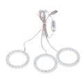 Miniatyrbilde 5 av 5: LED-plantelys med fullspektrum, USB-plantelampe, timing, 5 nivåer dimming for innendørs plantevekst, rødt og blått lys