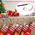 Miniatyrbild 2 av 4: Julstrumporhållare för Mantel Set om 5 Julstrumporhållare för Spismantelkrokar Jul Nyårsfest Dekorationer