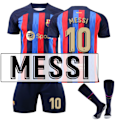 Miniatyrbillede 1 af 5: REMAKE Børn / Voksen 22 23 VM Barcelona Fodboldsæt 7 #18 Messi-10 #s