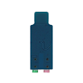Miniatyrbillede 5 af 5: Driverfrit USB-lydkort Computer Eksternt lydkortmodul Laptop-lydkort CM108 USB-lydkort Chipudskiftning