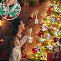 Miniatyrbilde 5 av 5: Adventskalender 2023 Diamantmaling Nøkkelring, 24 Dagers Julekalender, Overraskelsesgave Til Barn 7-12 År