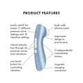 Miniatyrbild 3 av 3: Satisfyer: Satisfyer Pro 2+, Lufttrycksvibrator + Vibration