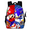 Miniatyrbild 1 av 3: Ryggsäck för pojkar och flickor med Mario-motiv för studenter Anime Skolväska R