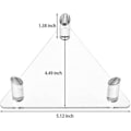 Miniatyrbillede 3 af 5: Akryl boldstativ, 2 stk sportsbold opbevaringsstativ, boldstativ transparent sportsbold opbevaringsstativ
