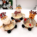 Miniatyrbillede 5 af 5: Sød Kurv Julepynt Juleaften Æblekurv Børnetøj Gave