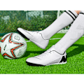 Miniatyrbilde 2 av 5: Fotballstøvler for menn og kvinner, innendørs og utendørs, for store gutter AG/FG Hvit-1 41 White-1